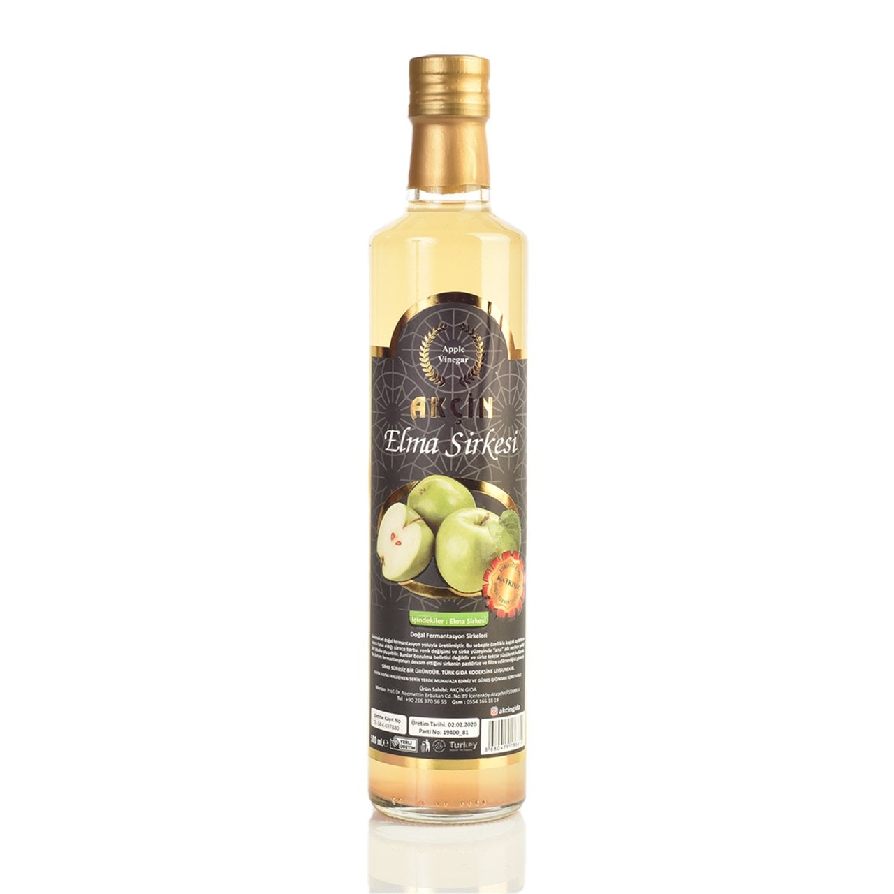 ELMA SİRKESİ 500 ml.