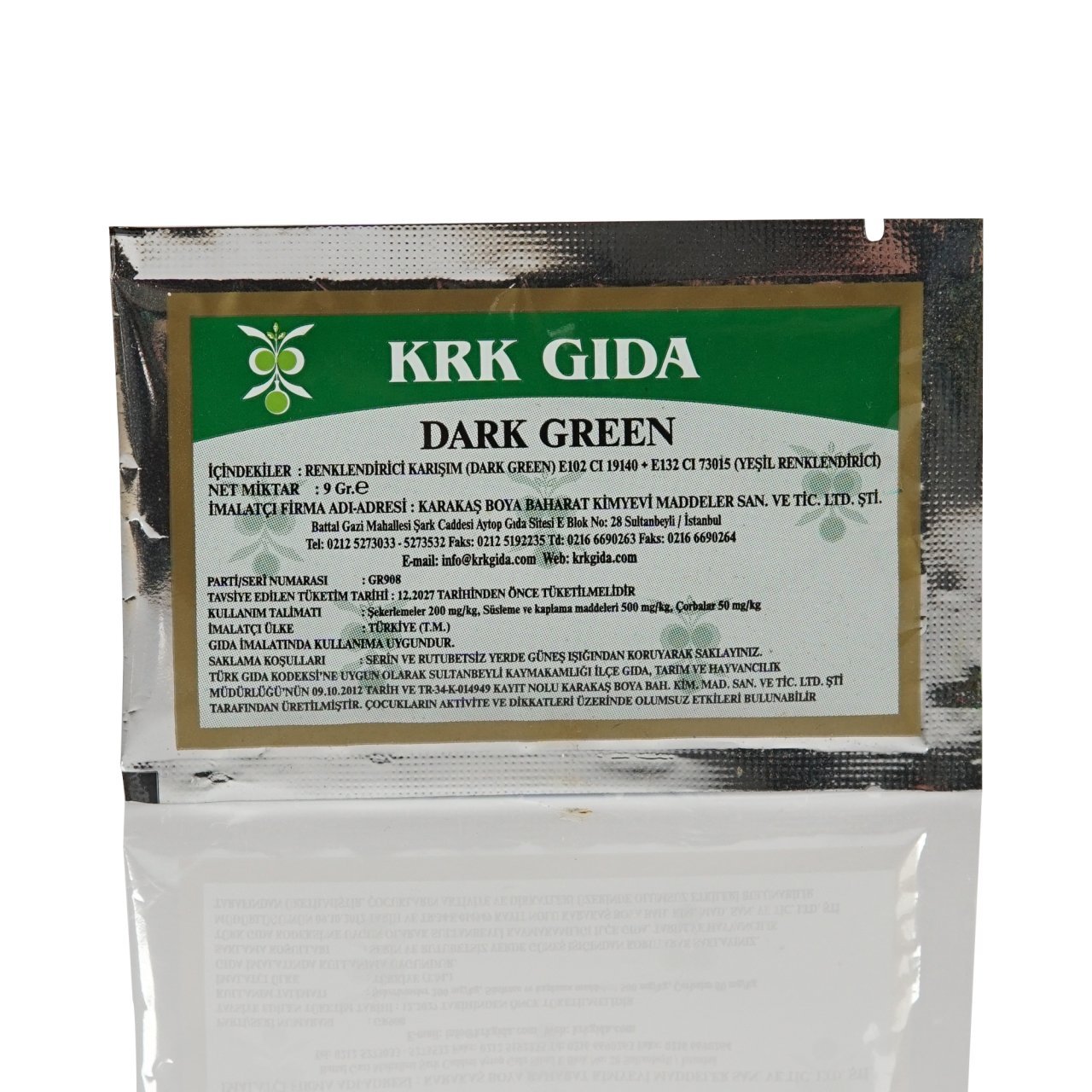 Brilliant Green Gıda Renklendiricisi (Yeşil)